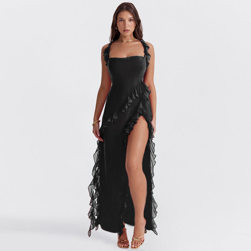 Ellinor™ | Somrig Klänning med Elegant Slits