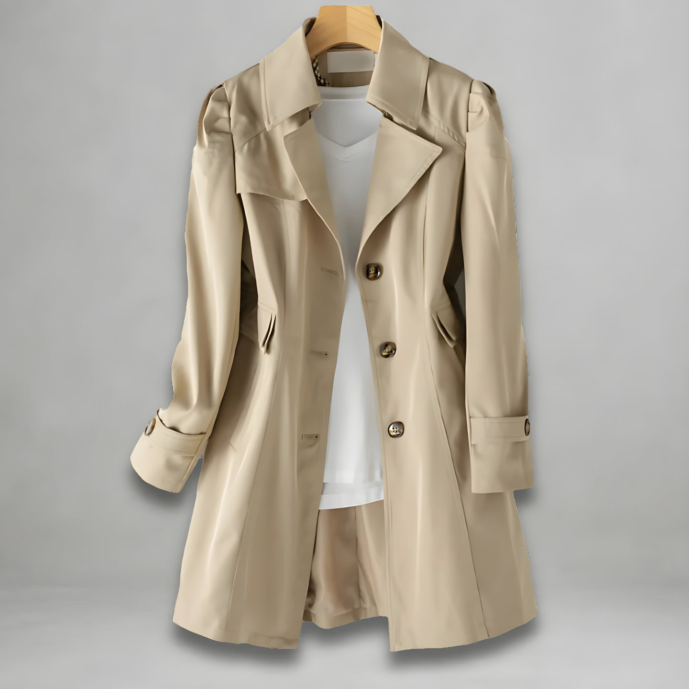 Isabelle™ | Klassisk Trenchcoat för Varje Tillfälle