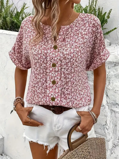 Majken™ | Blommiga blusen du aldrig vill ta av dig