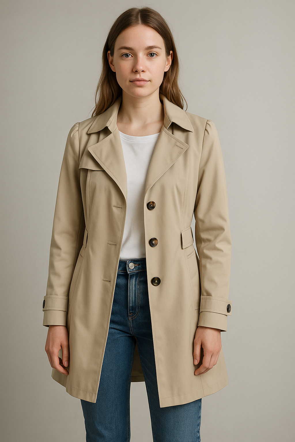 Isabelle™ | Klassisk Trenchcoat för Varje Tillfälle