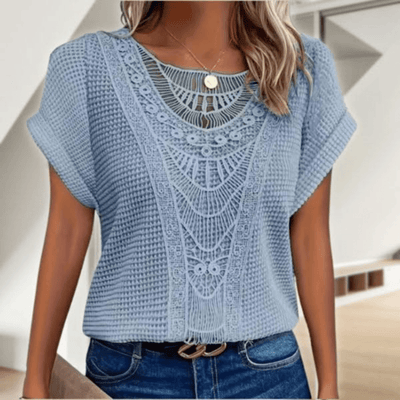 Elsa-Marie™ | Den eleganta Ibiza-blusen för soliga dagar