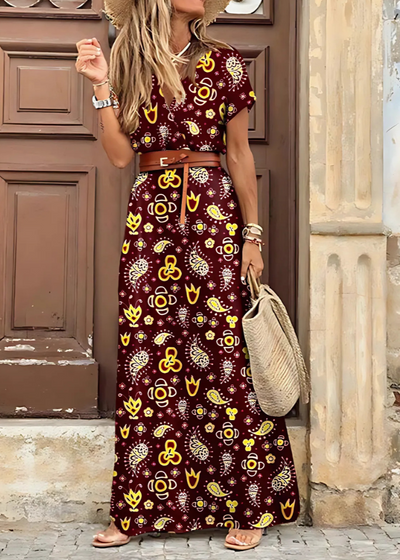 Ronja™ | Boho Maxiklänning med Lätt Elegans