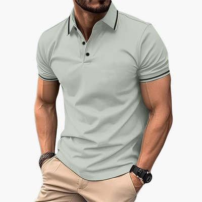 Håkan™ | Slim Fit Pikétröja med Tidlös Stil