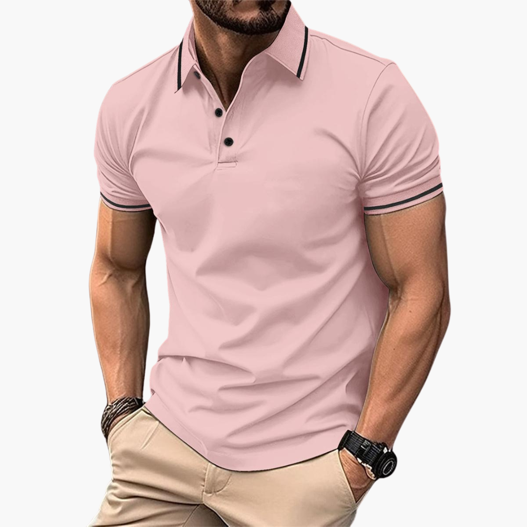 Håkan™ | Slim Fit Pikétröja med Tidlös Stil
