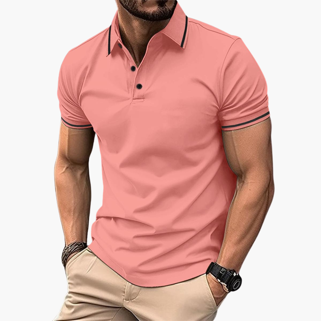 Håkan™ | Slim Fit Pikétröja med Tidlös Stil