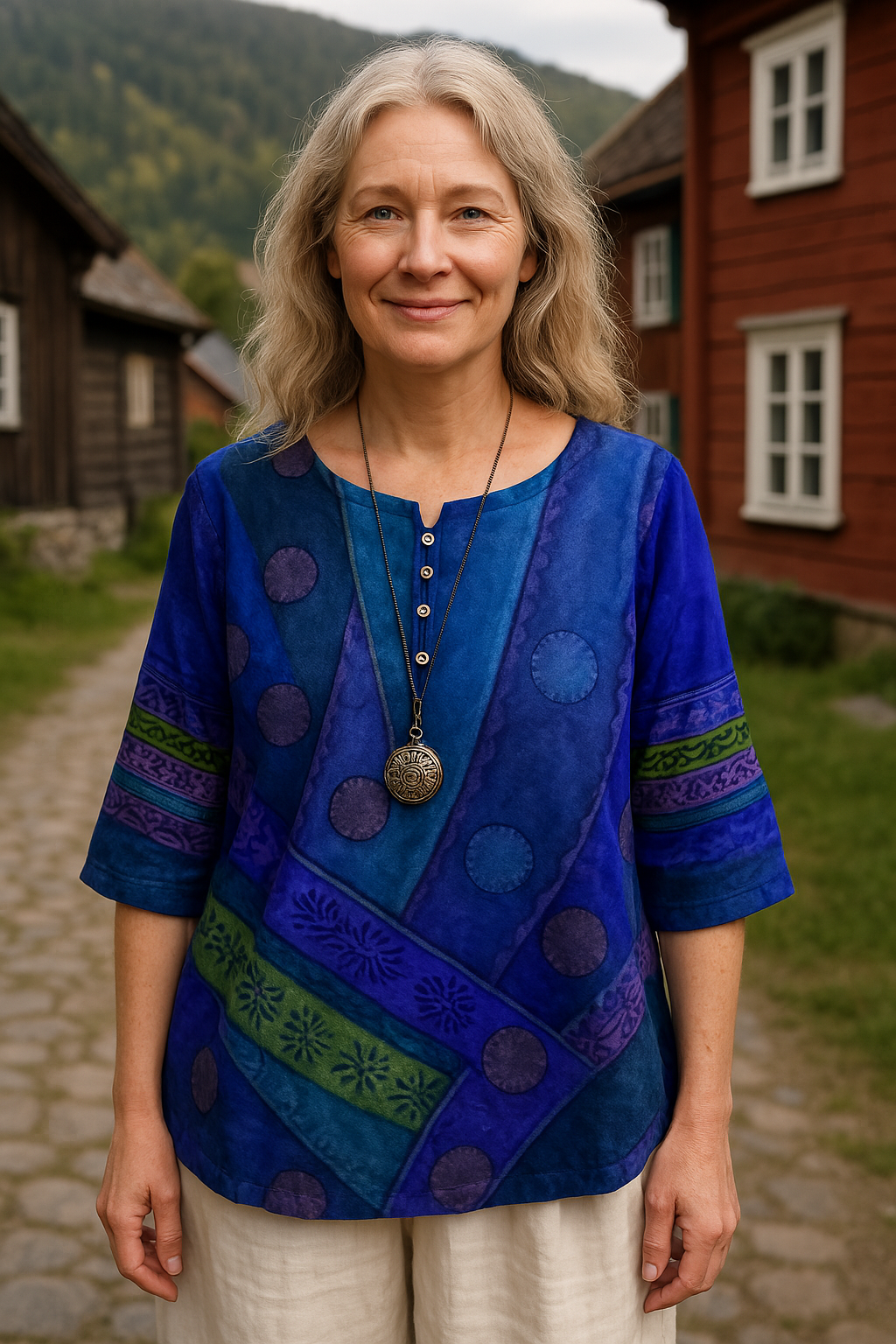 Ingrid™ | Luftig blus med karaktär och komfort