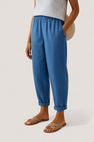 Birgitta™ | Byxan som ser ut som jeans – men känns som loungekläder