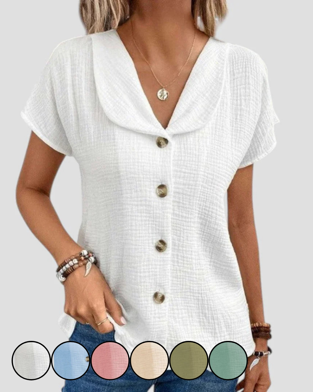 Tyra™ | Blusen som gör dina sommardagar lätta och självsäkra
