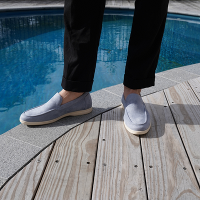 Leo™ | Klassiska Loafers i Lyxig Mocka-look