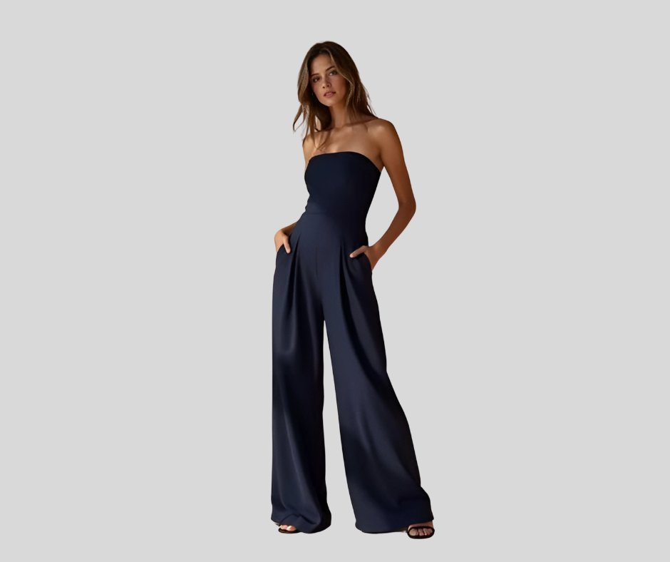 Josefin™ | Axelbandslös Jumpsuit med Stilren Elegans