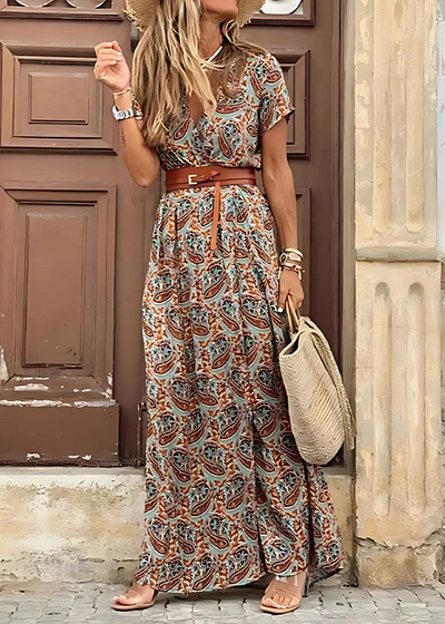 Ronja™ | Boho Maxiklänning med Lätt Elegans